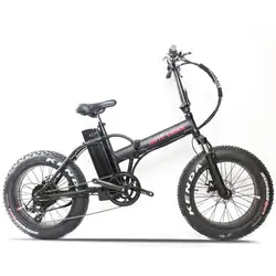 20 дюймов электрический велосипед fat tire snow bike 500 Вт скоростной мотор EBIKE 48 В в литий-ионная батарея 4,0 шины складной Электрический горный