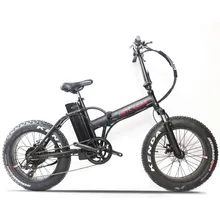 20inch electric bicycle fat tire snow bike 500w high speed motor EBIKE 48V li ion battery