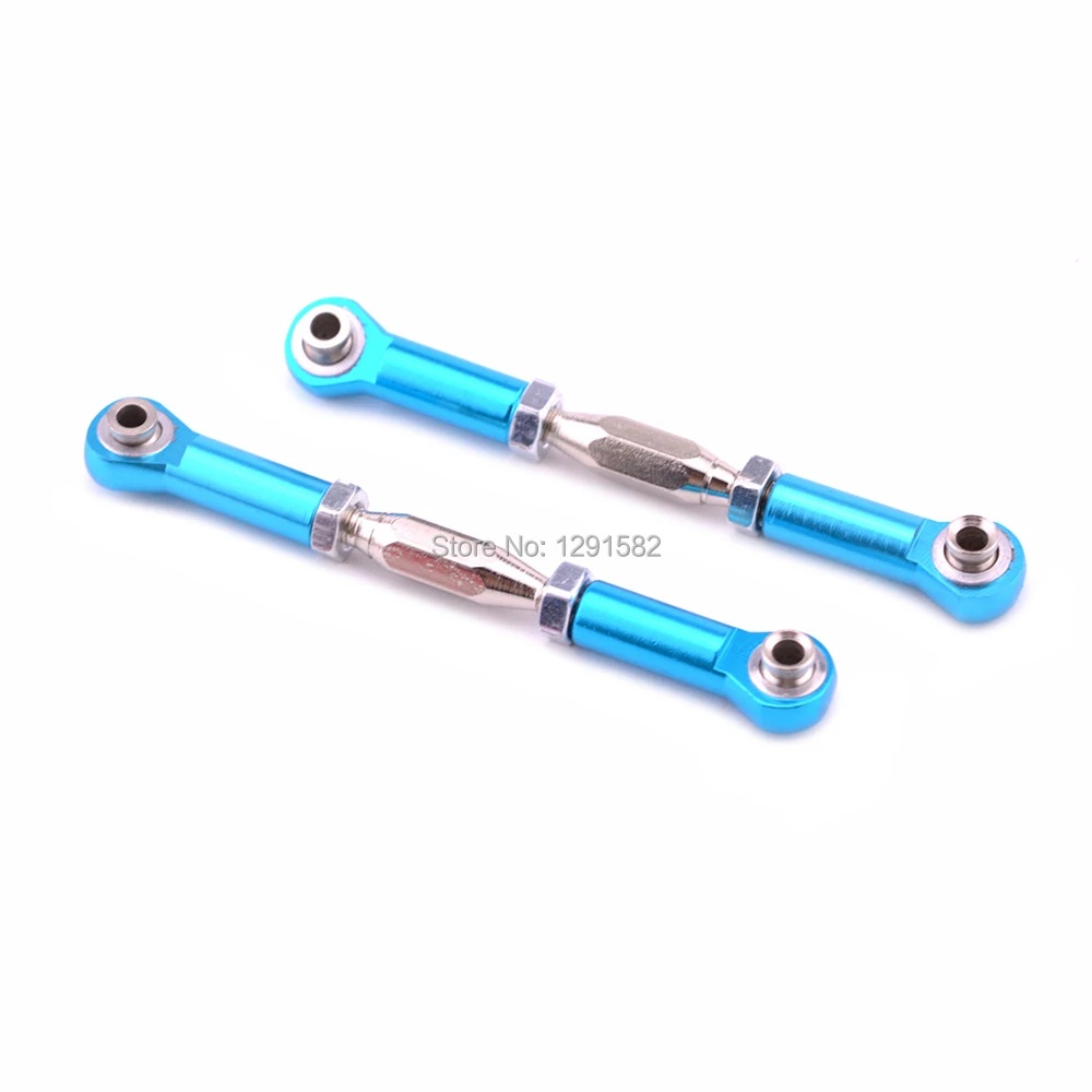 

CNC Machined Aluminium Alloy Steering Rod RC Linkage Servo Rod Replacement accessory for HSP 94111 / 94188 RC Car upgrade