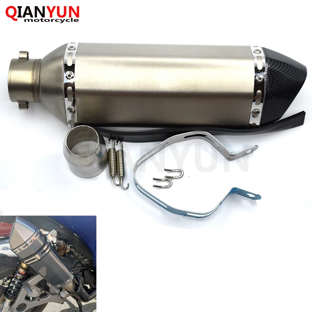 

General Motorcycle Parts Exhaust Pipe 36-51 mm Stainless Steel Motorcycle Exhaust Pipe for Suzuki GSXR600 GSXR750 GSR600 GSR750