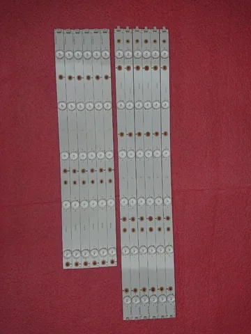 Led para Lc-50lb370u Nova Tira Retroiluminação 50lb371u 50lb261u 500tt65 500tt66 v1 Lc-50lb261u 500tt61 v0 500tt62 500tt63 12 Pçs – Set