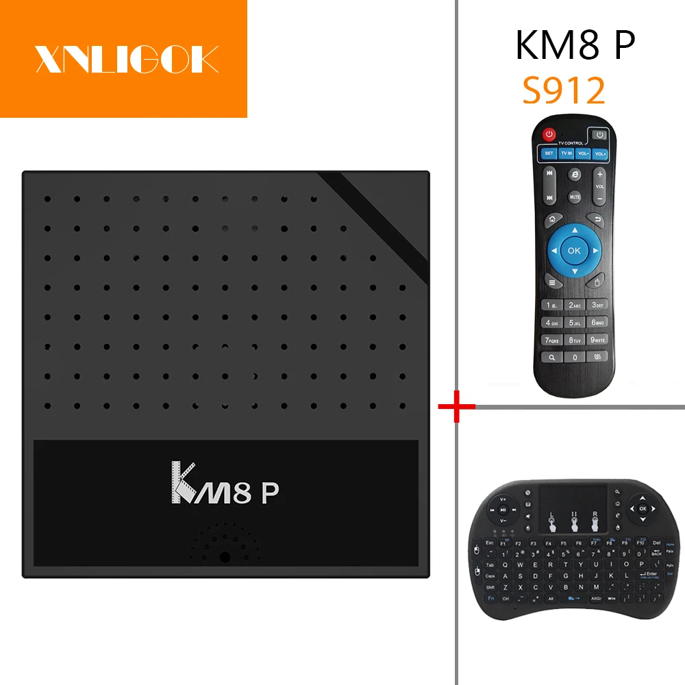 

MECOOL KM8 P TV box Amlogic S912 Octa Core Android 6.0 2G/8G 2G/16G 2.4G Wifi HDR VP9 H.265 4K KM8P Smart TV Box