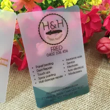 Пользовательские визитные карточки печать прозрачные ПВХ пластиковые визитные карточки, полноцветные матовые закругленные углы