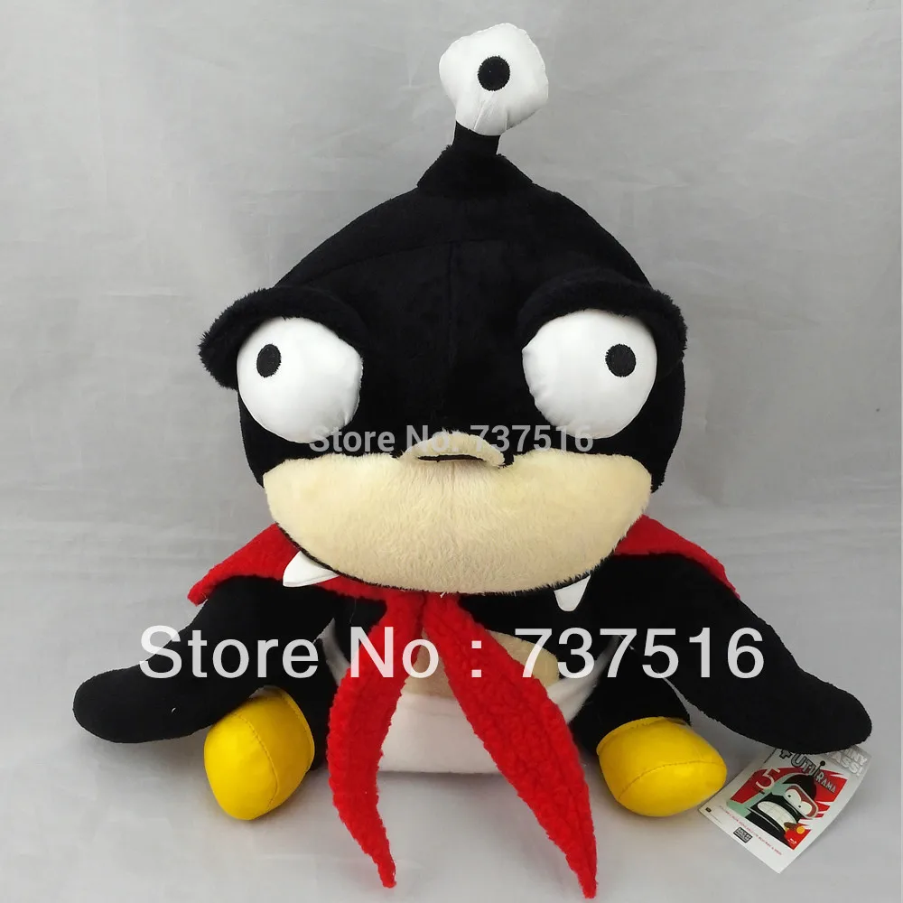 New Arrived Hot Sale Lovely 12'' Black Three Eyes Nibbler Plush Doll