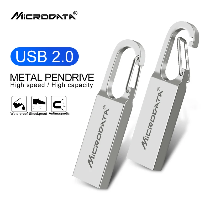 

Keychain USB Flash Drive 128GB 64GB 32GB flash usb stick 16GB 8GB Memory Stick metal Pendrive thumbdrive Pen Drive