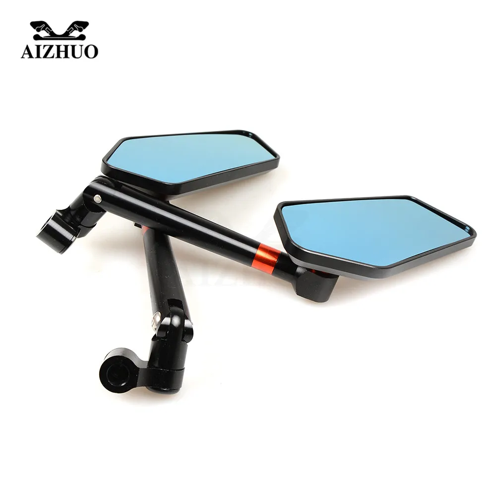 

CNC Aluminum Motorcycle Rearview Rear View Mirror 8 /10mm For Honda MSX125 CB400 CB650F CB500 YAMAHA R1 R3 R6 FZ6N FZ8 XJ6 XMAX