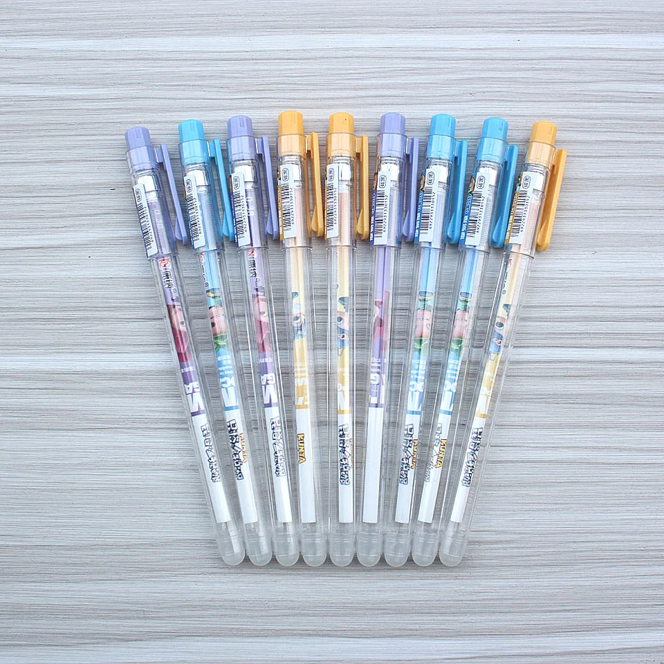 

Cute Erasable Gel Ink Pen Black And Blue Ink 0.38mm Kawaii Heat Erasable Gel Pens Children's School Stationery