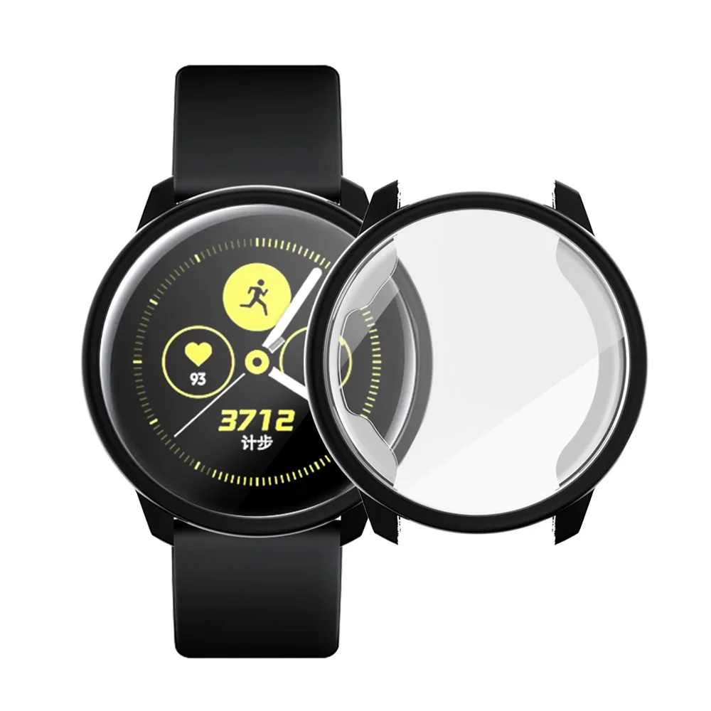 Защитный чехол для экрана для samsung Galaxy Watch Active Cover All-Around Ультратонкий Мягкий силиконовый защитный чехол для часов из ТПУ