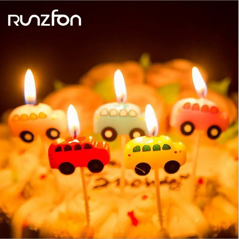 3d Cartoon Birthday Candles for Cake Kid's Birthday Candles Cute