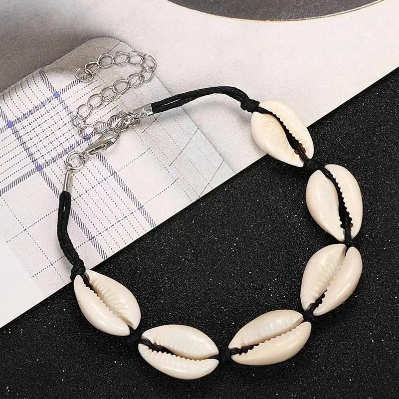 

Personalized Creative Handmade Natural Seashell Bracelet Shells Bracelets Women Accessories Beaded Strand Bracelet