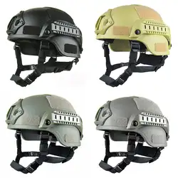 Легкий Быстрый Шлем MICH2000 Airsoft MH Тактический шлем открытый тактическая Пейнтбольная CS SWAT езда защитное оборудование
