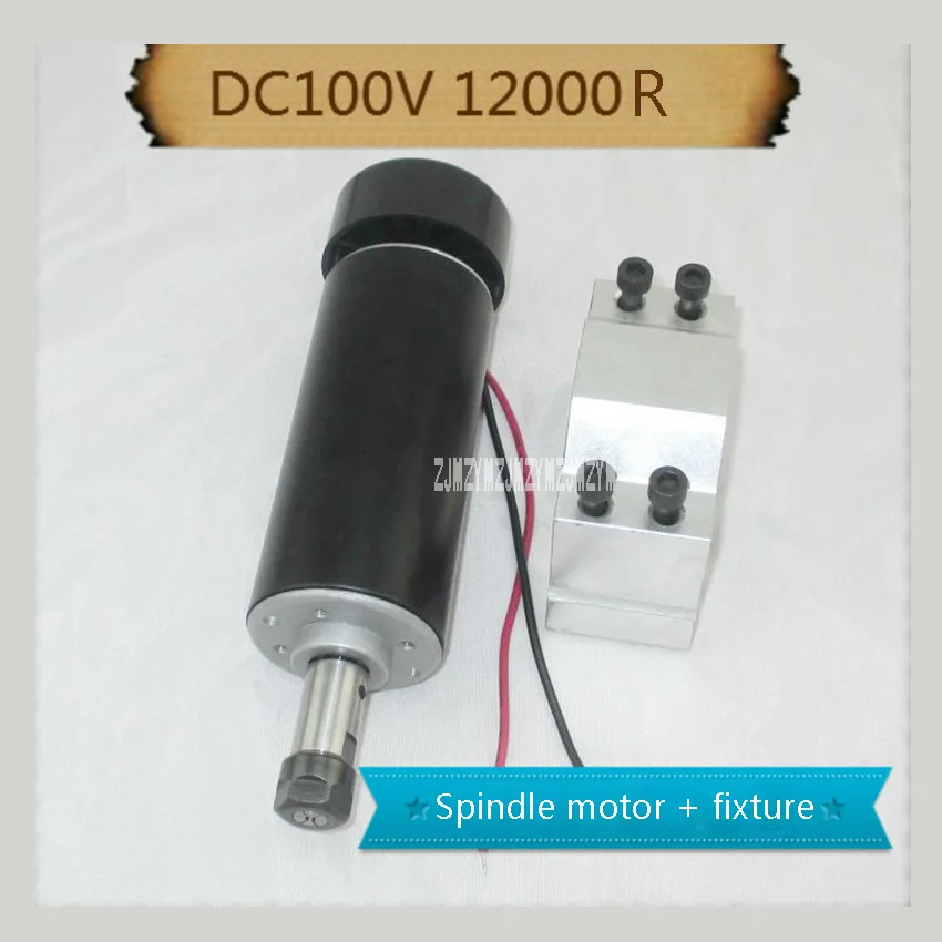

BEST! YS52-500A-100 500W DC ER11 Air-cooled Spindle Motor + Fixture, 52mm diameter CNC Carving Milling Air Cold Spindle Motor
