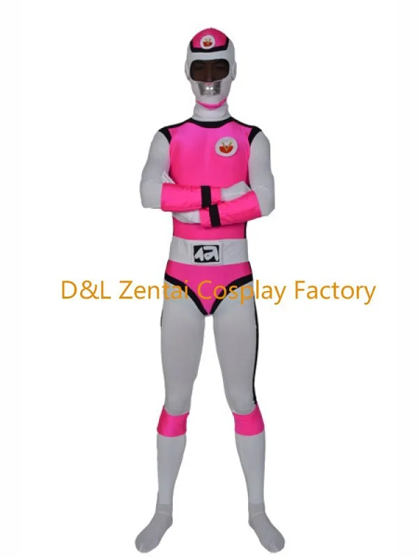 Free Shipping DHL Power Ranger Flashman Costume 5 Colors Carnival Suit Superhero Cosplay Costume MCE1307 (5)