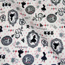 Полметра японская Лоскутная стеганая ткань для шитья Тильда Ткань хлопок ткань Алиса узор А