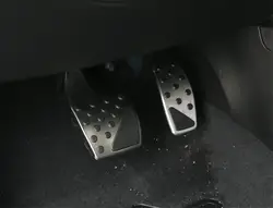 Автомобиль Нержавеющая сталь и ABS ускоритель Тормозная ног педали для Jeep Renegade 2015-2016 автомобилей Стайлинг авто аксессуары