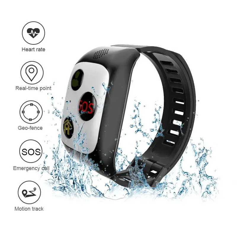 

IP67 Waterproof Smart Band Pedometer GPS WI-FI Kids Old Man Students Wirstband SIM Calls Anti-lost SOS Smart Bracelet