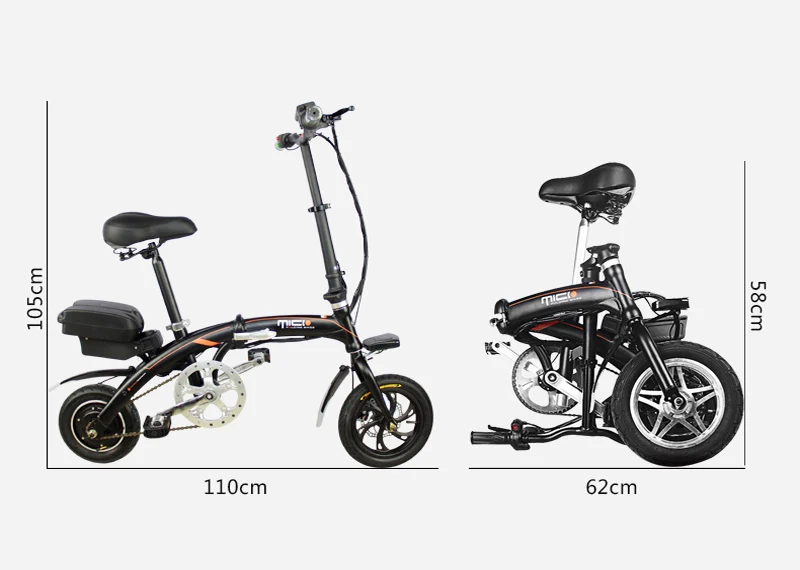 Best Electric Bicycle Factory Outlets Fashion Motorcycles Adult Mini Folding Lithium Battery Car 13