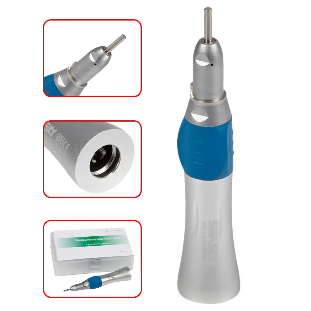 

NSK Style Dental Straight Nose Cone E-type 1:1 Slow Low Speed Handpiece 2.35mm