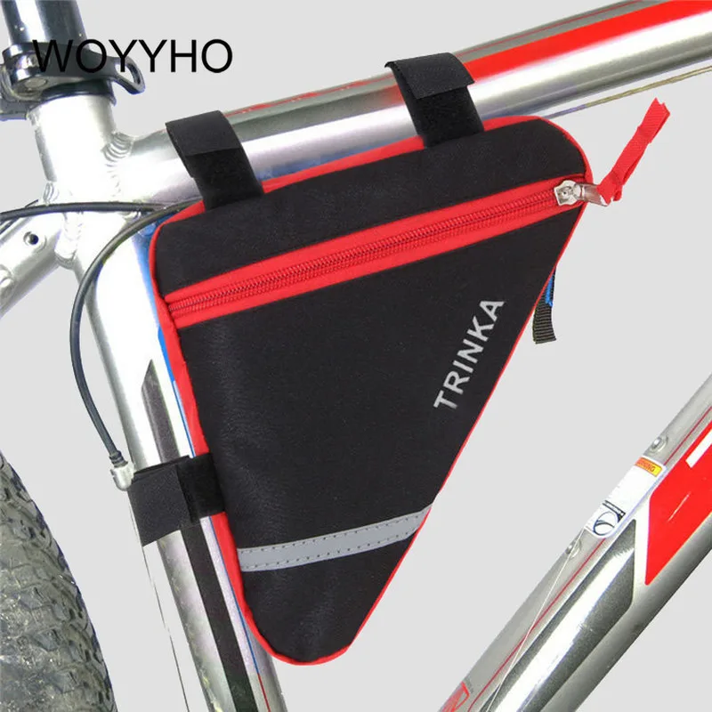 

WOYYHO Bicycle triangle bag,MTB bike front frame bag,mountain Bike riding rack bag pouch,cycling saddle bags for men