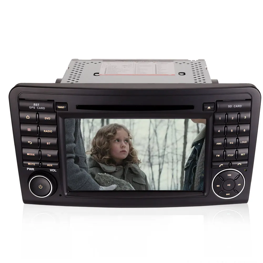 Perfect 7" Android 8.0 OS Car DVD Multimedia Navigation GPS Radio for Mercedes-Benz ML-Class W164 2005-2012 & GL-Class X164 2005-2012 5