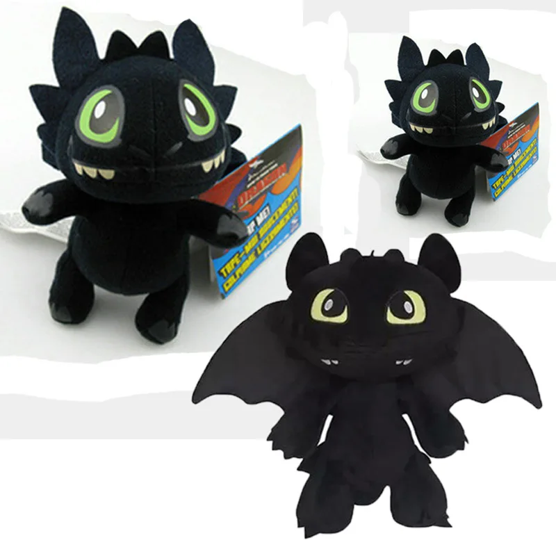 

How to Train Your Dragon 3 Plush Toy Light Night Fury Soft White Dragon Stuffed Doll Christmas Gift 50cm