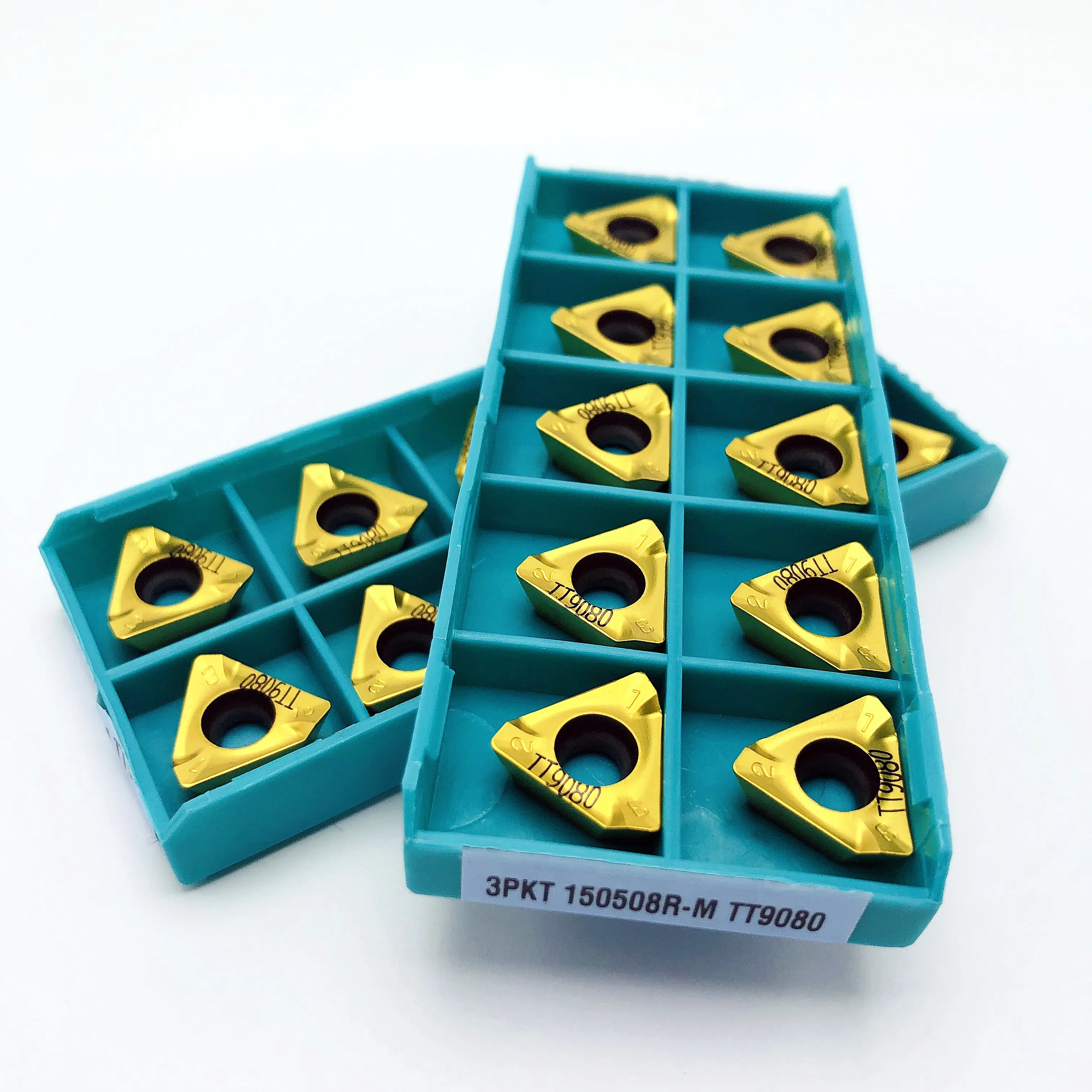 10pcs Taegutec 3PKT150508R-M TT9080 carbide insert for steel parts