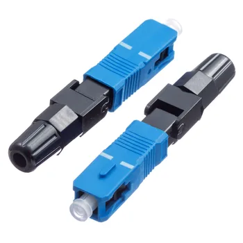 

100pcs FTTH Fiber optic SC connector SC/UPC Optical fiber connector SC-UPC fast connector