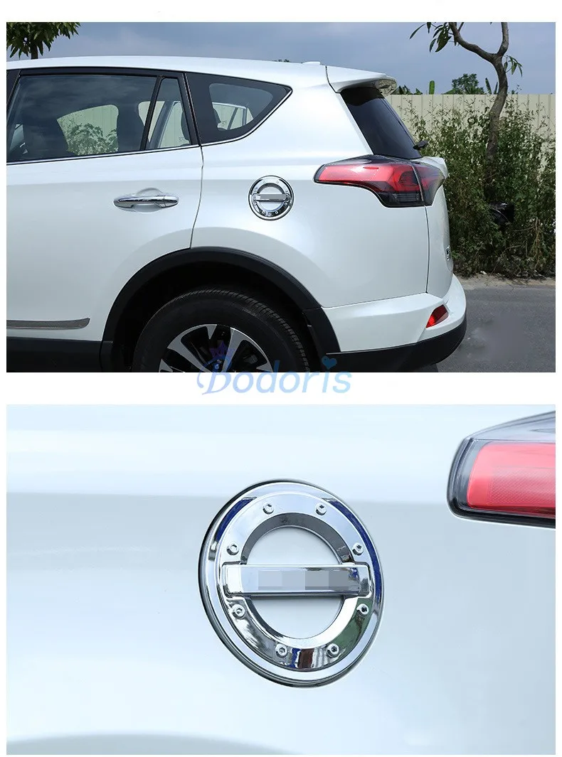 Хромированная Крышка топливного бака для Toyota RAV4 2013 2014 2015 2016 2017 2018 газовый короб