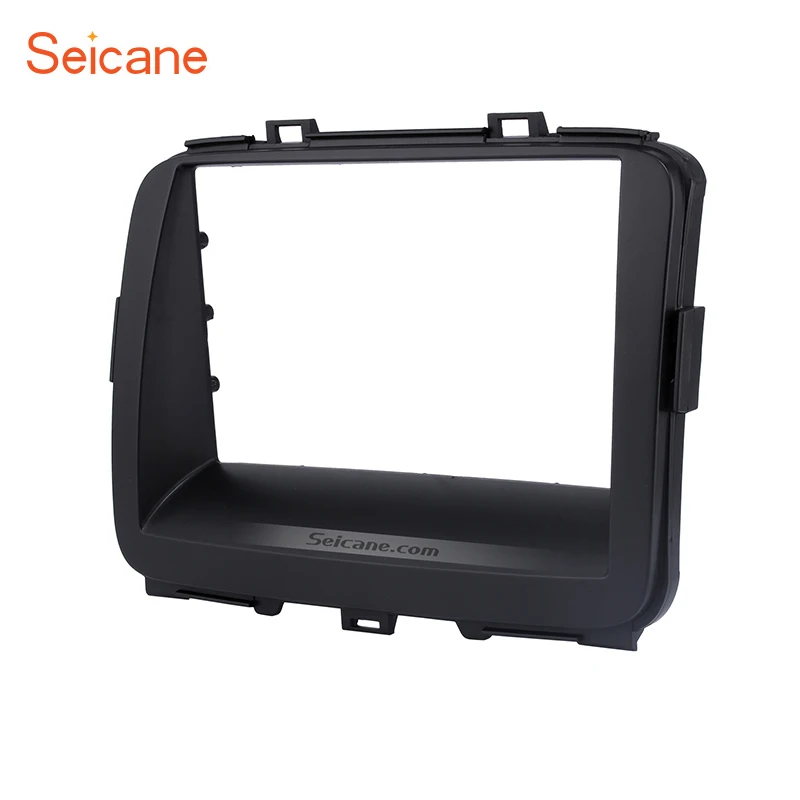 

Seicane 2Din Car Radio Fascia Frame Trim Cover Kit Installation Dashboard Audio Plate Panel For 2013 KIA CARENS