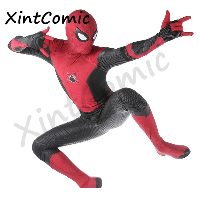 Wholesale Spiderman Costume Spiderman Home Cosplay Costume Tom Holland Suit High-quality Zentai Jumpsuits disfraz