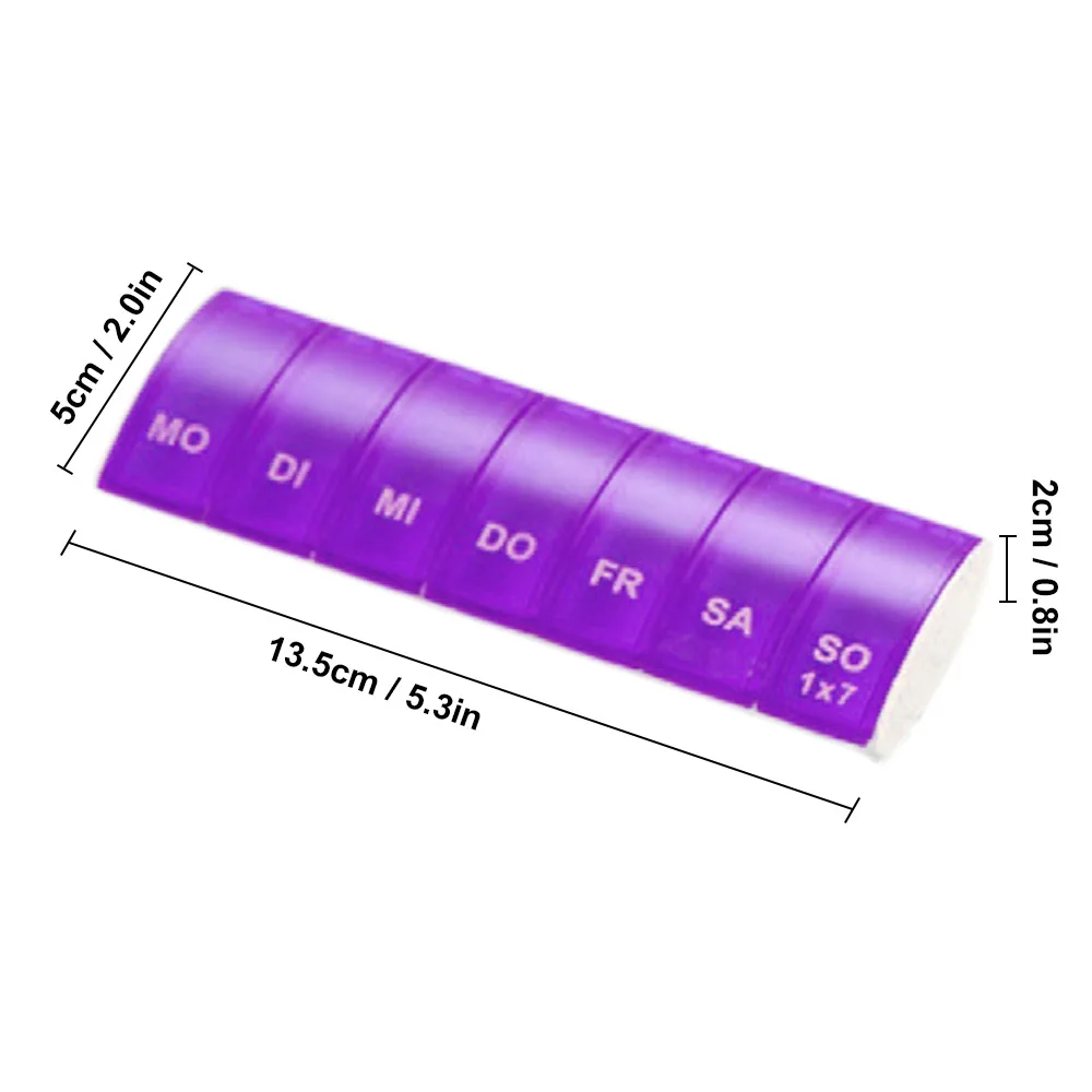 Портативный 7 дней таблетки Органайзер Чехол Контейнер для планшета контейнер для таблеток коробка приспособления для резки таблетки контейнер для хранения, средство для ухода за полостью