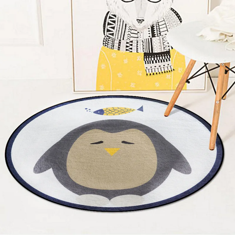 Cute Owl Bear Carpet Kids Room Modern Soft Round Carpet Computer Chair Round Rug Fashion Rugs For Bedroom Tent Floor Mat R602 Cute Owl Bear Carpet Kids Room Modern Soft Round Carpet Computer Chair Round Rug Fashion Rugs For Bedroom Tent Floor Mat R602