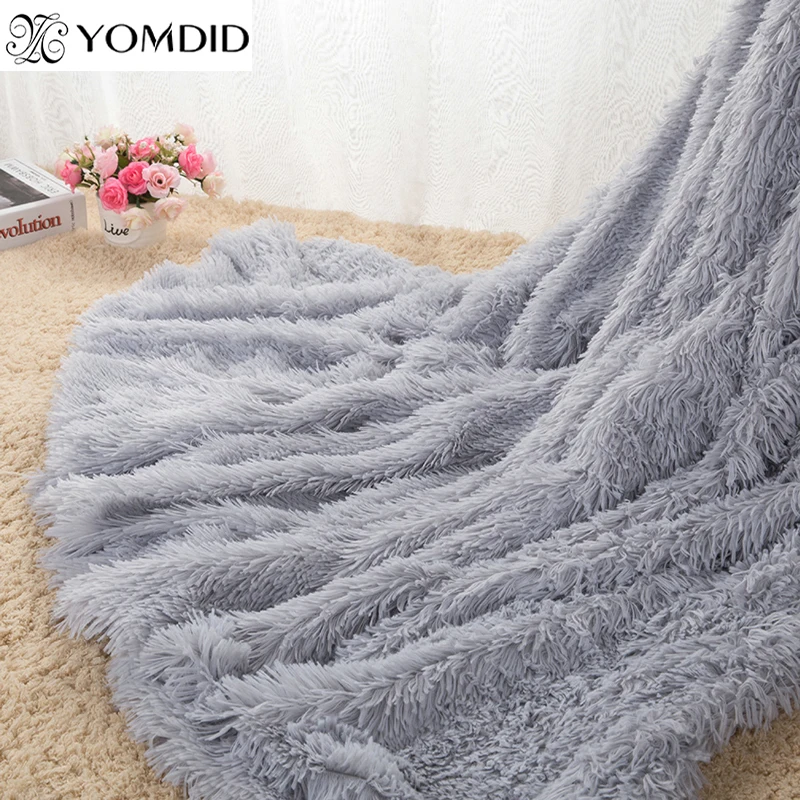 

super soft long throw blanket Home Textile spring Autumn/Winter Use Warm solid color Bedsheet 130*160cm/160*200cm Bedspread