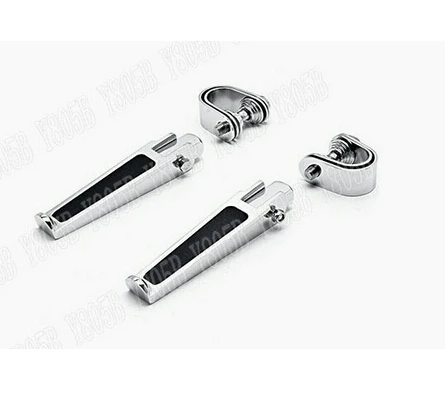 Защита двигателя подножки + зажимы для Fit Sportster XL883 XL1200 Dyna Wide Glide Bobber Custom Chopper Cruisers|foot