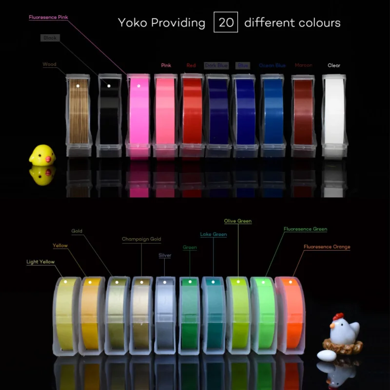 1 لفة 6/9/12 مللي متر 3D النقش PVC التسمية أشرطة متوافقة Dymo 1610 1880 12965 دليل التسمية طابعات ل موتكس E101 صناع تسمية 1 لفة 6/9/12 مللي متر 3D النقش PVC التسمية أشرطة متوافقة Dymo 1610 1880 12965 دليل التسمية طابعات ل موتكس E101 صناع تسمية