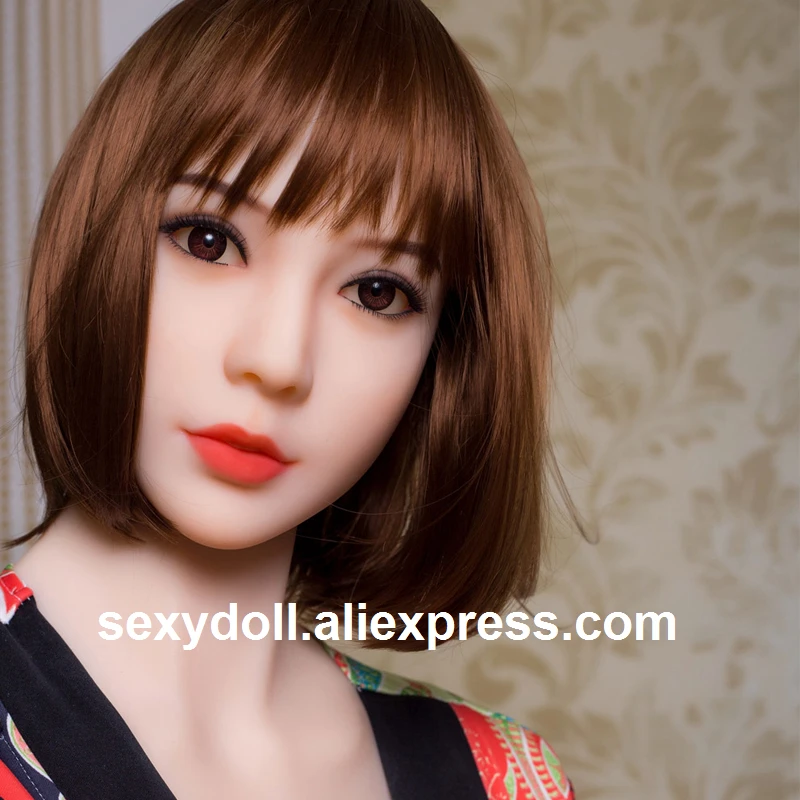 WMDOLL 56 # TPE японский реалистичный силиконовый Секс кукла голова азиатское лицо для