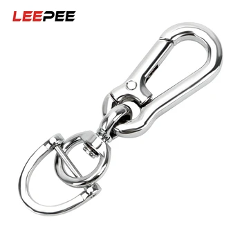 

LEEPPEE Alloy Gourd Buckle Keychain Auto Accessories Key Chain Car Keyring Carabiner Horseshoe Buckle Key Holder Key Ring