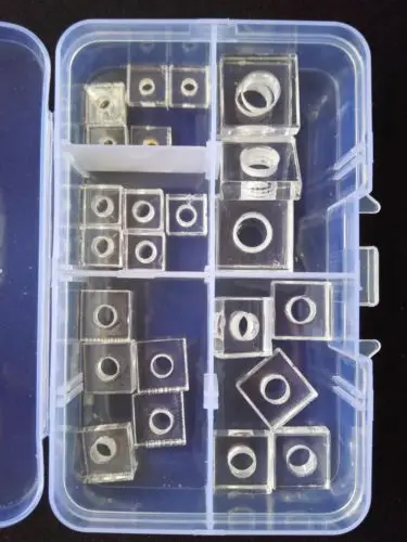 25 шт. акриловые прозрачные квадратные гайки M3/M4/M5/M6/M8|nut maker|nuts online free shippingnut salt |