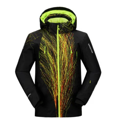 PELLIOT  Waterproof Men's Ski Jacket Breathable Snowboard Jacket for Men Winter Thermal Coat Snow Clothing Warm Coat