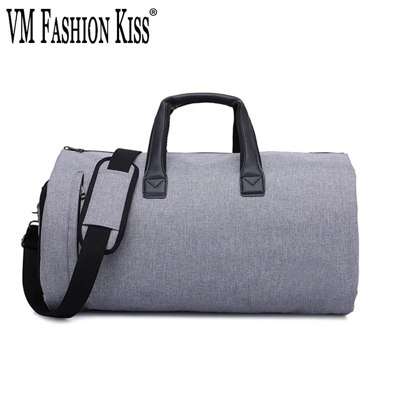 

VM FASHION KISS 2019 New Waterproof Garment Bags Polyester Men Travel Big Duffle Bag Business Leisure Multifunction Weekend Bag