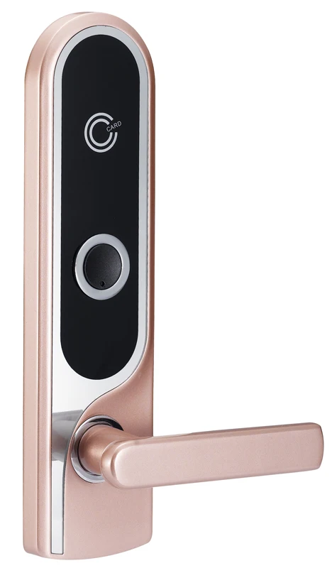 RFID T57 замок для гостиницы, золота или серебра, тест T57 карты, sn: CA-8073