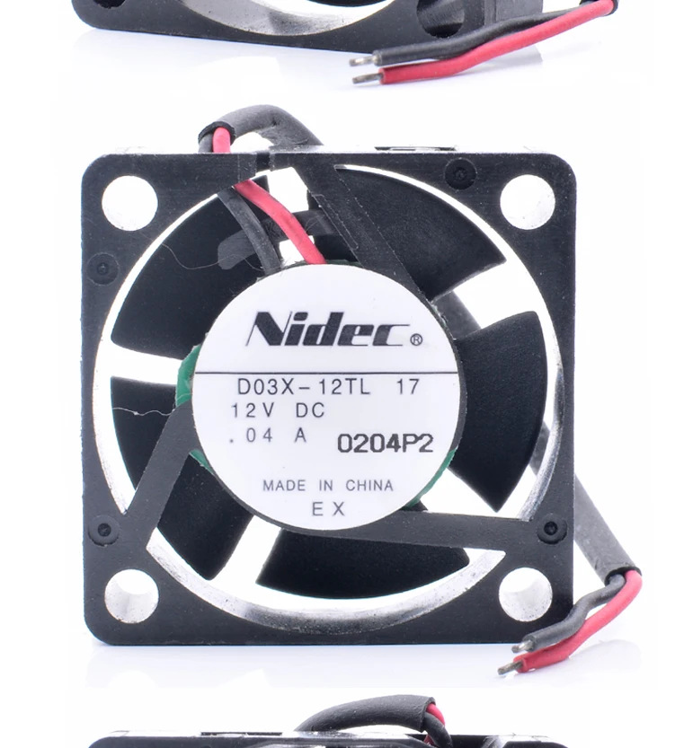 Gravador de Vídeo Roteador de Alto Ventilador de Refrigeração Original 30x30x10mm 12 v 0.04a Pequeno Volume D03x-12tl 3010 3 cm 4 V 0.04A Pequeno gravador de vídeo roteador