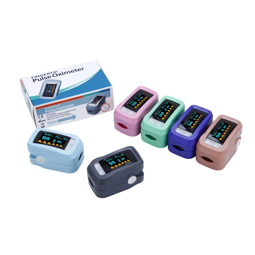 Finger clip pulse oximeter Type Blood Oxygen Device Oximeter Pulse