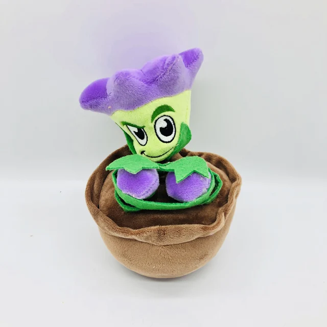 1pcs 20cm Plants vs Zombies Plush Stuffed Toys PVZ Zombies Flower Pot