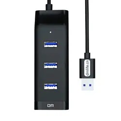 Высокоскоростная синхронизация 5 Гбит/с Скорость 4-Порты и разъёмы USB 2,0 Портативный компактный концентратор адаптер для ПК ноутбук