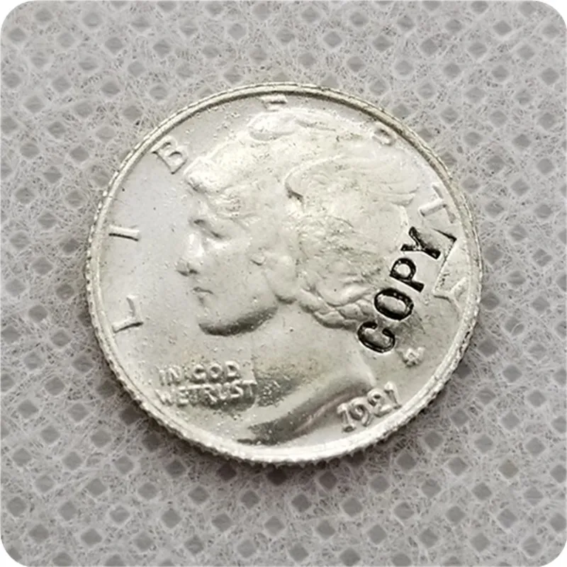 Юбилейные Монеты UNC USA 1921-D Mercury penny копия драгоценных монет | Дом и сад