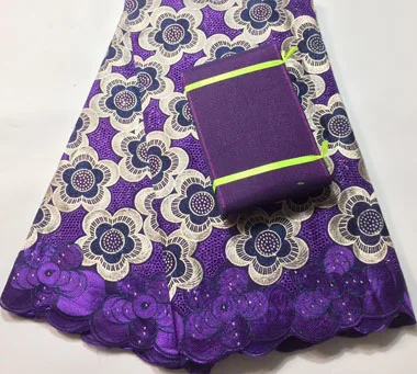 

Latest African Lace 2019 Swiss Cotton Lace Fabric High Quality Swiss Lace Material With Aso Oke For Man And Women WAX025 LL3184
