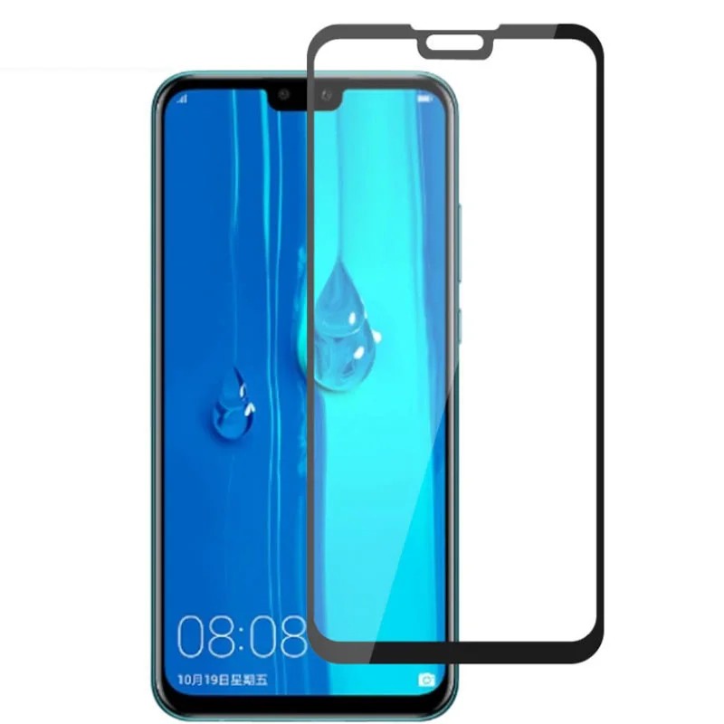 

For Huawei Y9 2019 Tempered Glass Front Full Cover Screen Protector Slim Armor Film For Y9 2019/Enjoy 9 Plus Film 6.5"
