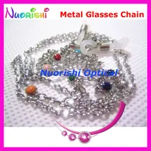 6 шт. красивые металлические солнцезащитные очки, очки для очков sungass шнур очки сумка на ремешке-цепочке Шнур L532