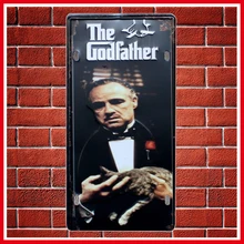 Постер Фильма Крестный отец номерной знак винтажный домашний декор оловянный Знак Бар Паб гараж декоративные металлические знак художественные дощечки с рисунком